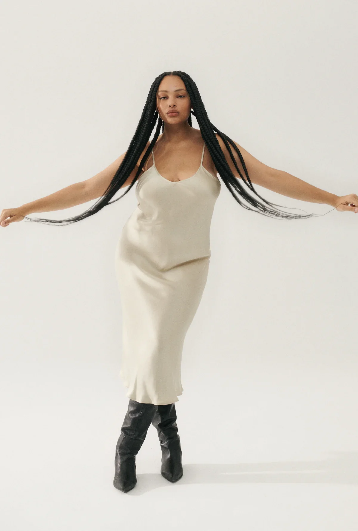 90s Slip Dress - Hazelnut - Image 7