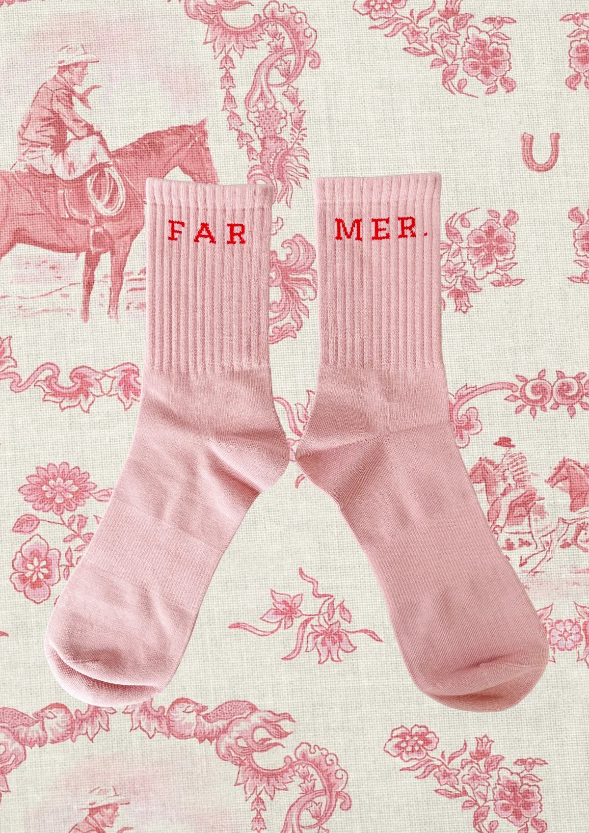 FAR MER - Boot Socks Pink - Image 2