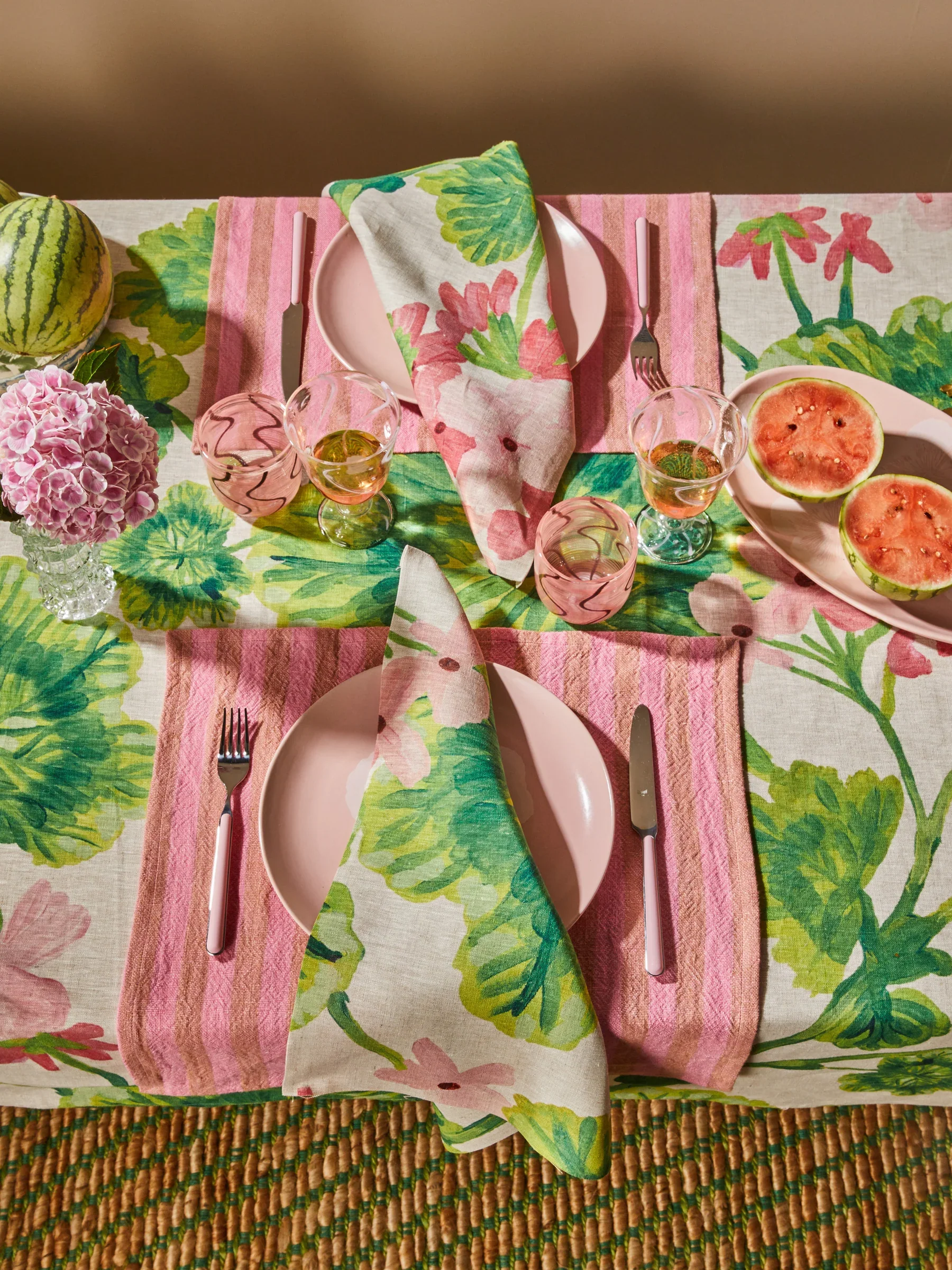 Geranium Multi Napkins - Set of 4 - Image 5