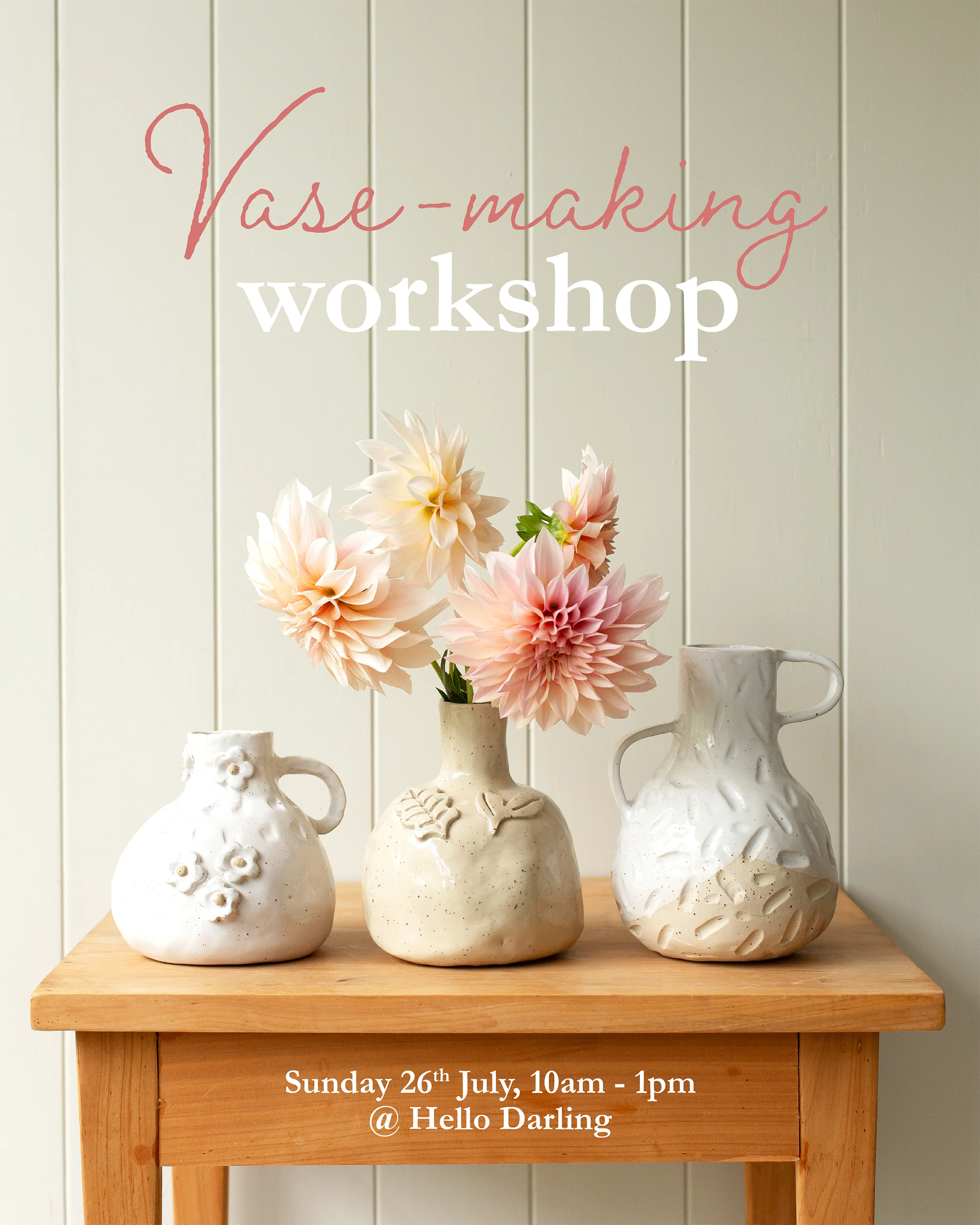 Hello Darling X R Ceramics Vase Workshop - 26th July - Image 7