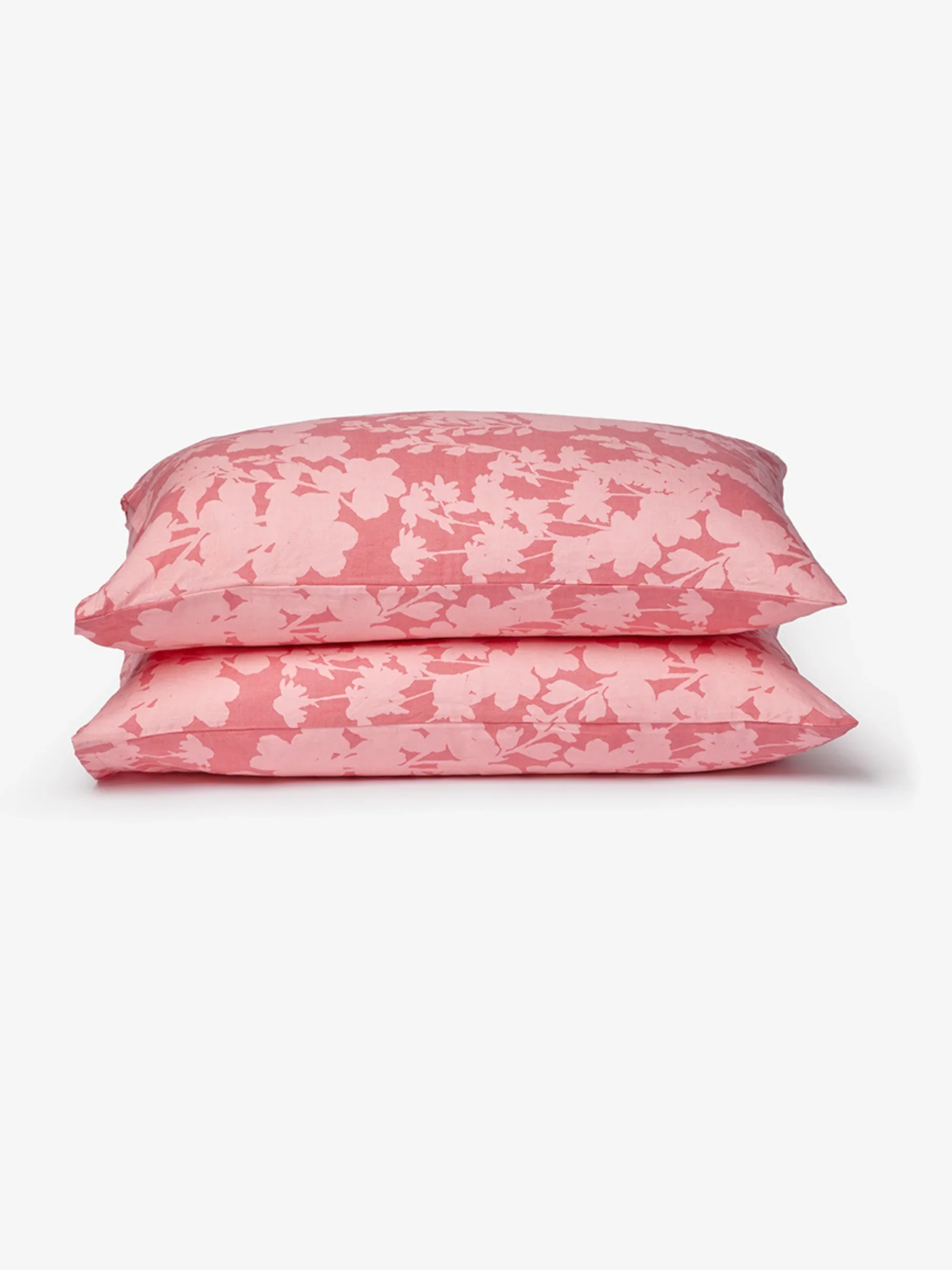 Petal Pink Linen Pillowcase Set - Standard - Image 3