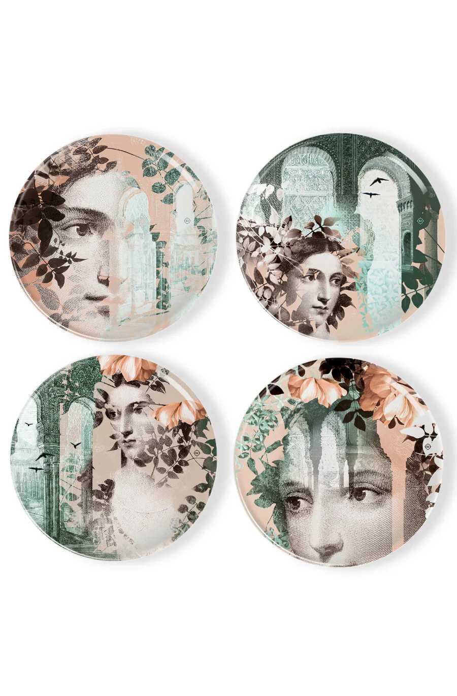 Porcelain Plates - set of 4 - Image 4