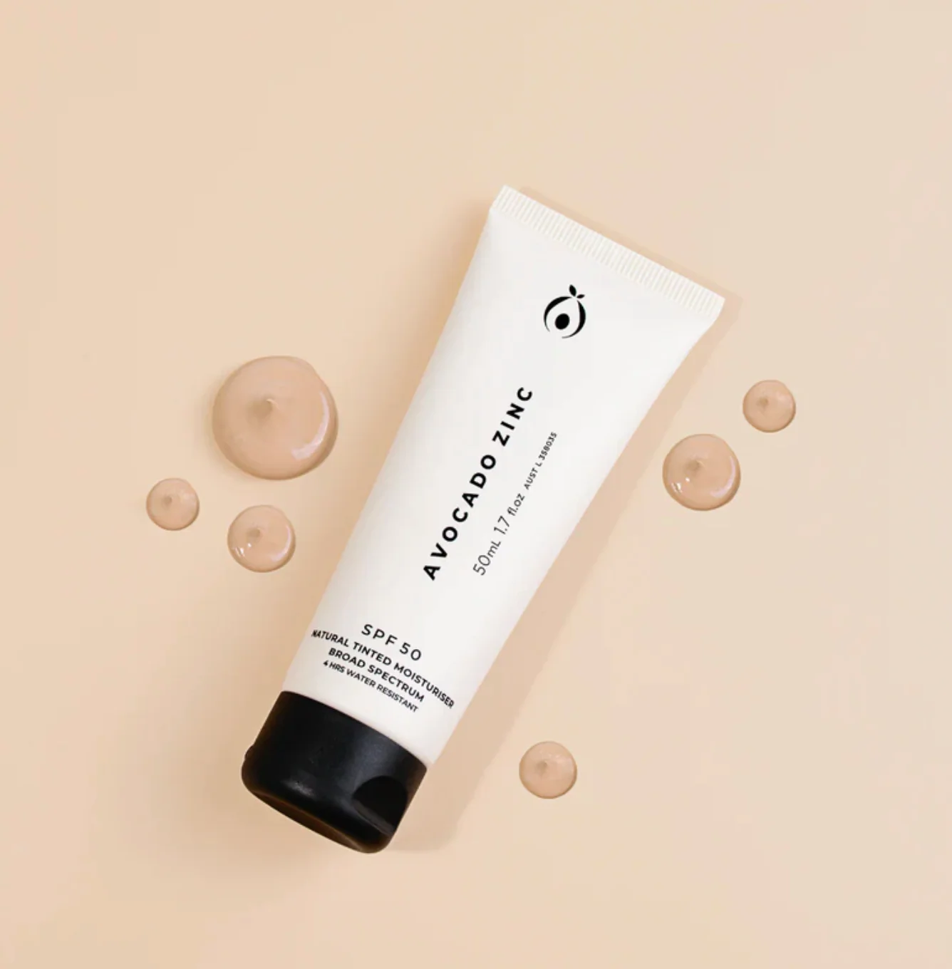 SPF 50 Natural Tinted Moisturiser - Light Medium - Image 3